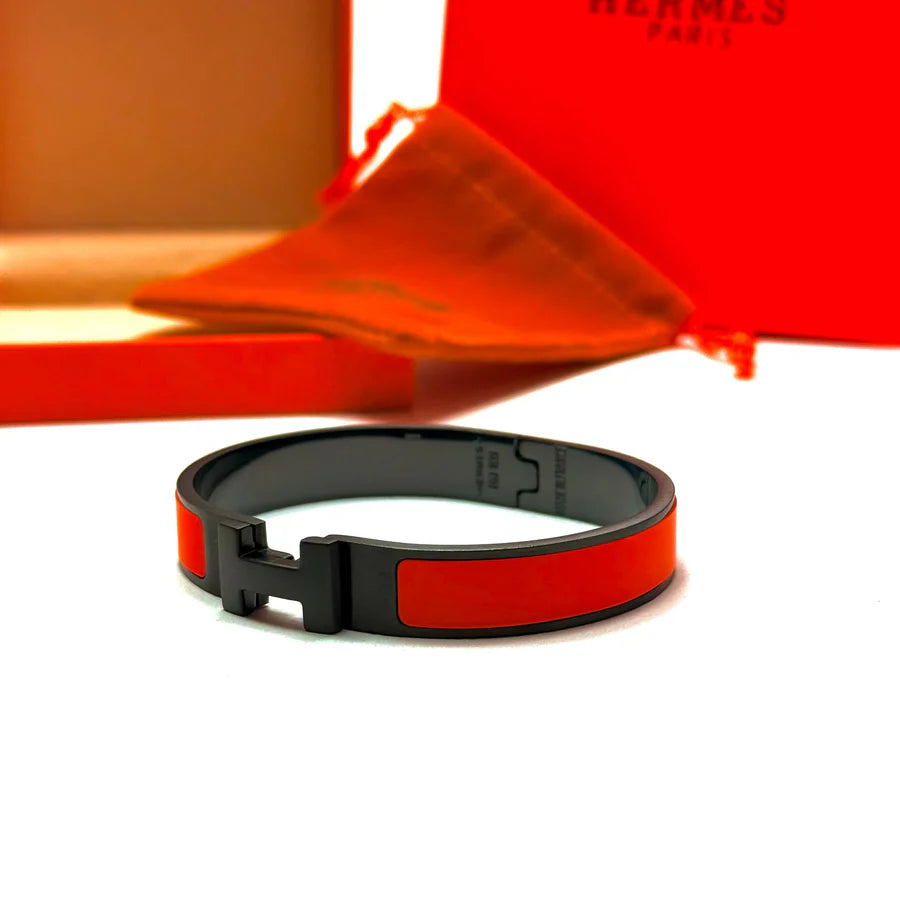 Hermès Clic H — Black Red