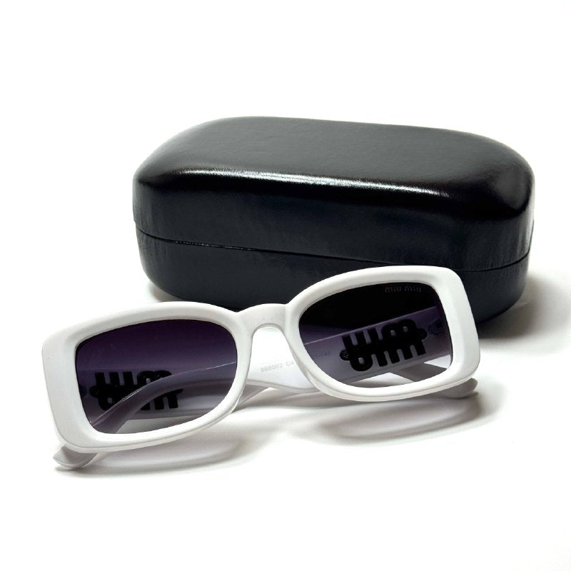Miu Miu Rectangular – White Purple