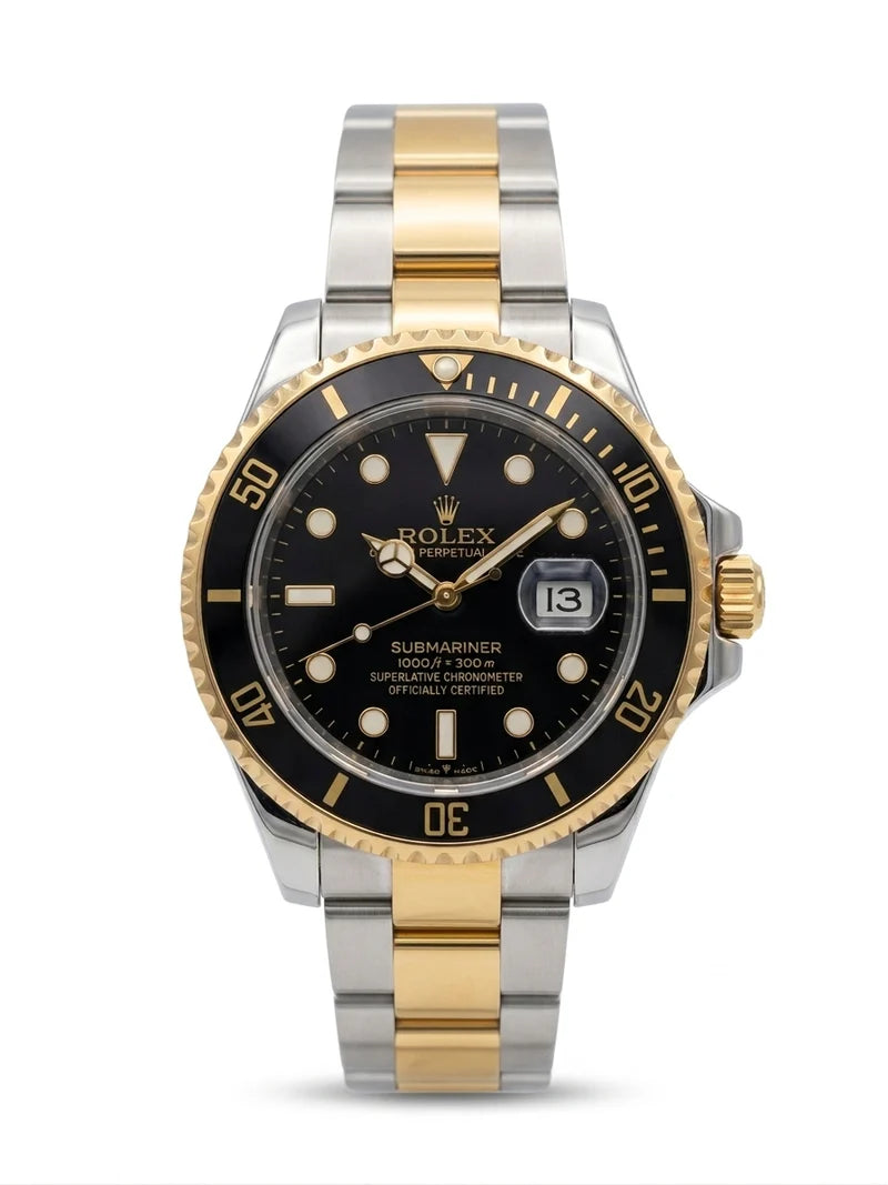 Rolex Submariner — Two-Tone Black Gold
