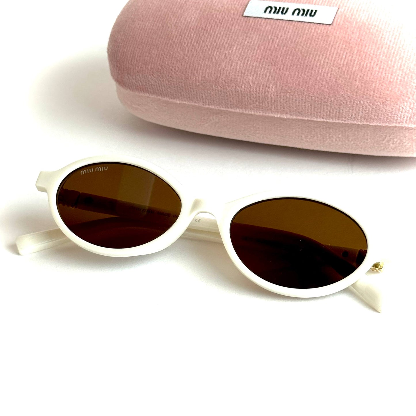 Miu Miu Regard – White Brown