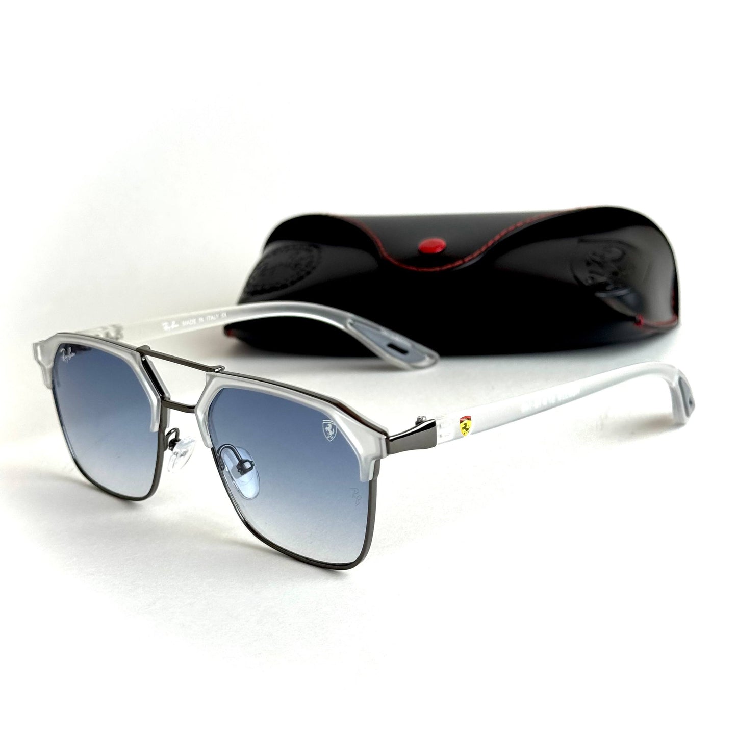Ray-Ban Ferrari RB3725M – Ice Silver Blue