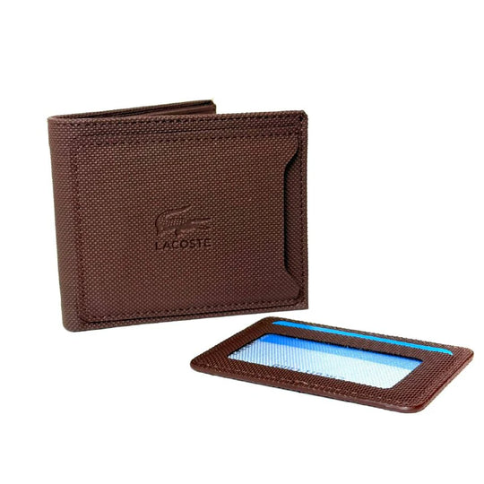 Lacoste Classic Bifold Wallet – Dark Brown