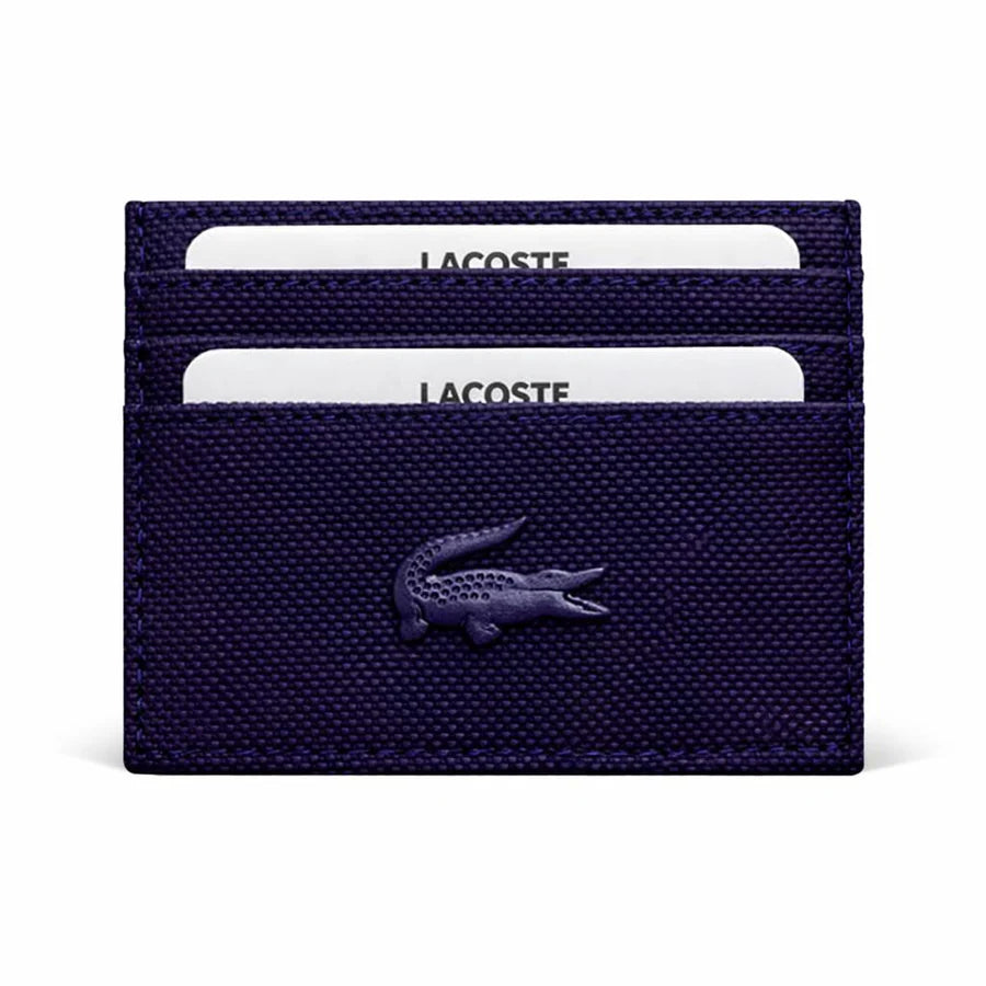 Lacoste Cardholder - Navy Purple