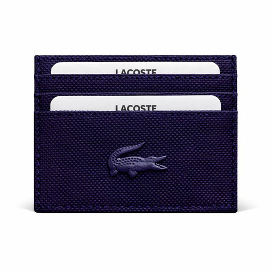 Lacoste Cardholder - Navy Purple