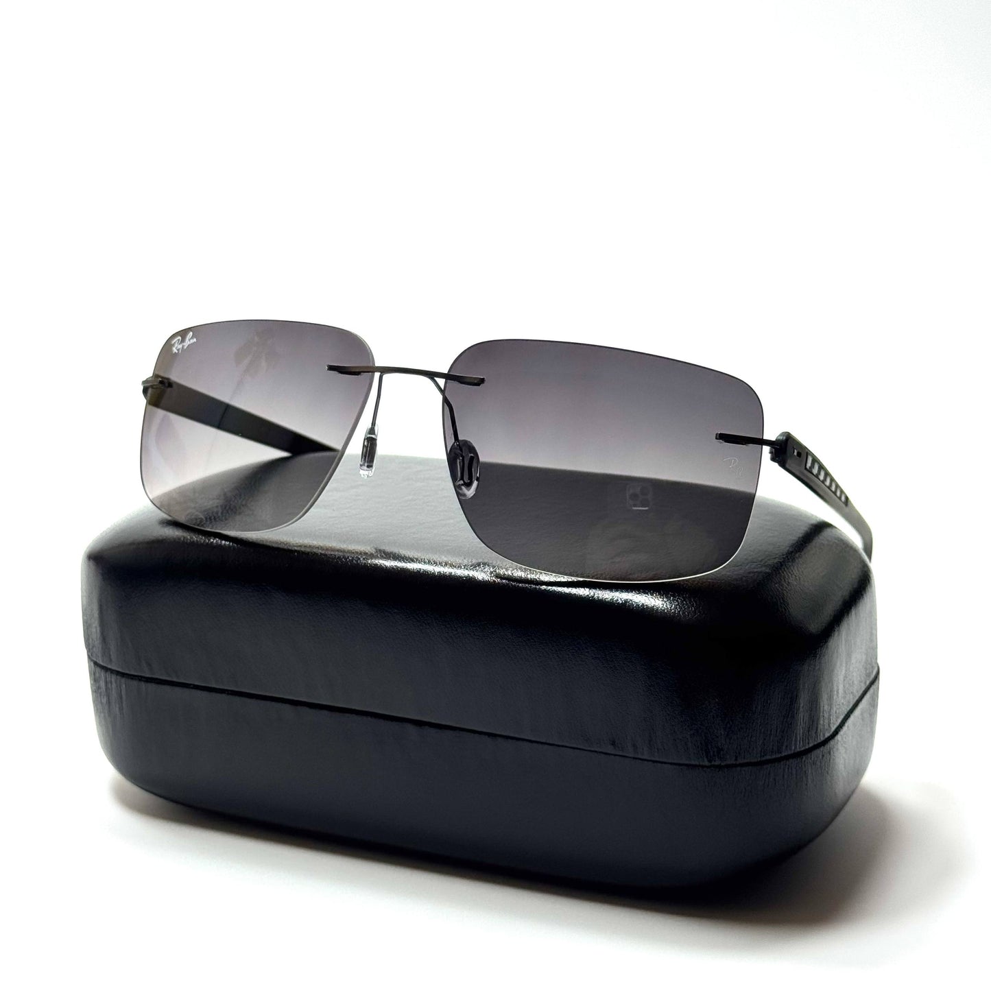 Ray-Ban Rimless – Black Grey