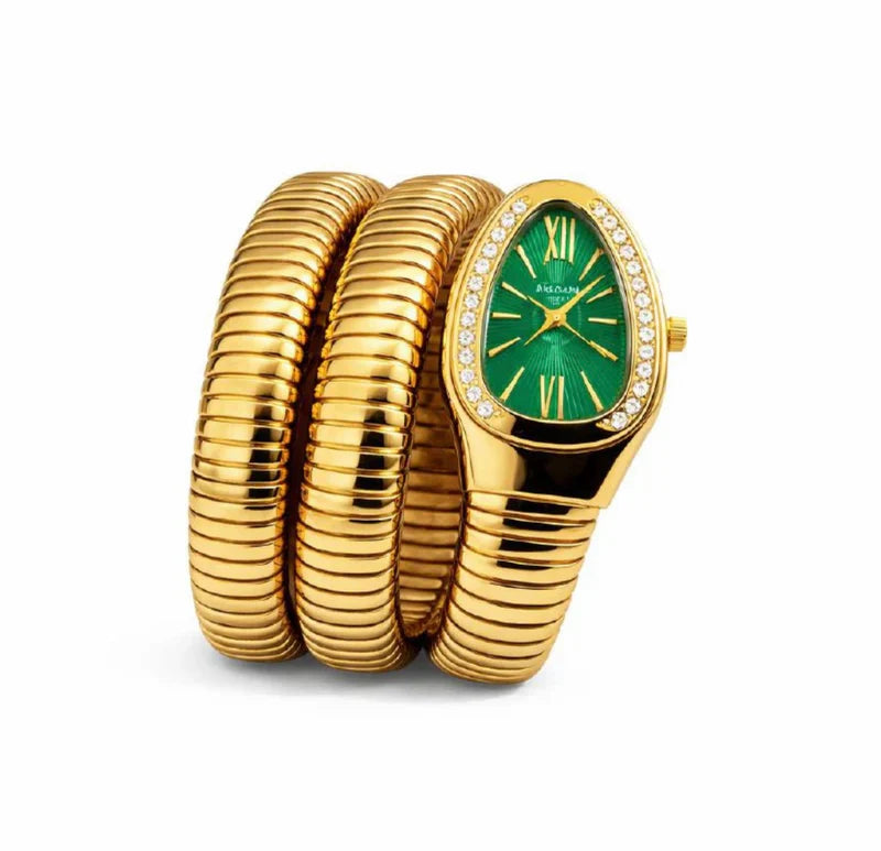 Bvlgari Serpenti Tubogas — Gold Green (For Her)
