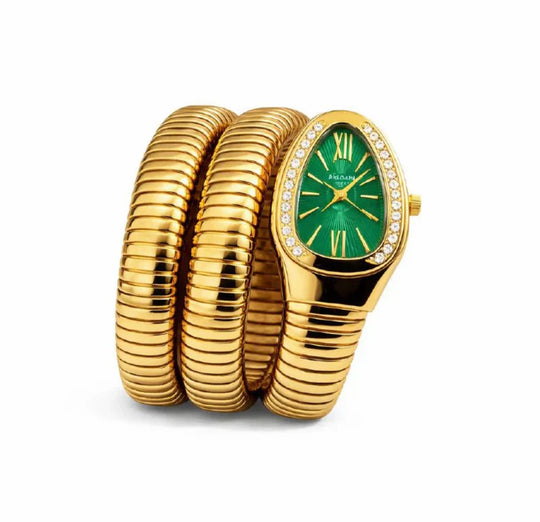 Bvlgari Serpenti Tubogas — Gold Green (For Her)
